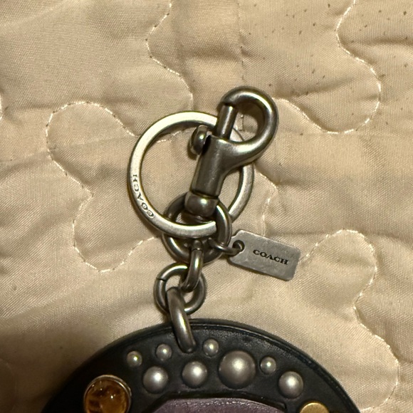 Coach X Elvis Presley Leather Keychain Charm - Picture 2 of 3